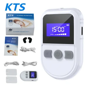 Sleep Aid Device 35 Levels with Patches Insomnia Electrotherapy Device CES Physical Therapy Migraine Depression Relieve
