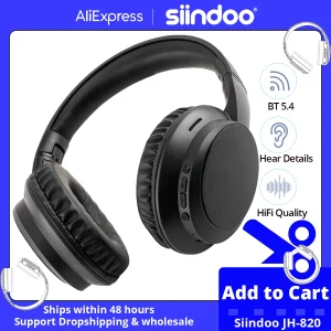 Wireless Bluetooth Headphones, 60H Playtime,3 EQ Sound Modes, Newest Foldable Lightweight BT 5.4 for Travel Study