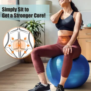 Yoga Ball Workout Ball, Explosion-proof Anti-Slip Stability Ball, Swiss Ball Physiotherapy, Balance Ball Chair